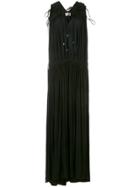 Lanvin Gathered Maxi Dress - Blue