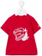 Boss Kids - Ocean Is My Home T-shirt - Kids - Cotton - 36 Mth, Red