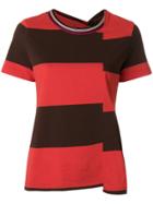 3.1 Phillip Lim Twisted-back T-shirt - Red