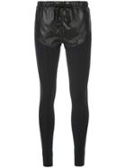 Natasha Zinko Double Layered Leggings With Shorts - Black