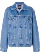 Katya Dobryakova Oversized Denim Jacket - Blue