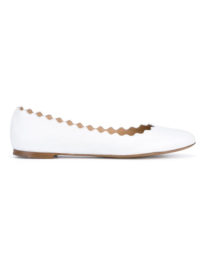 Chloé Gabes Leather Ballet Flats