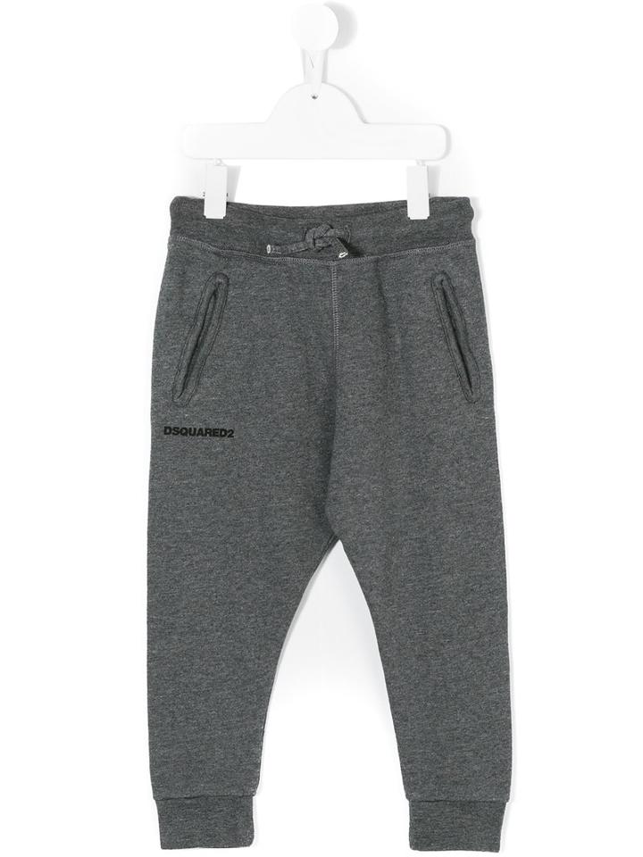 Dsquared2 Kids - Logo Track Pants - Kids - Cotton/viscose - 12 Yrs, Grey