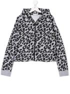 Stella Mccartney Kids Teen Heart Print Hoodie - Grey