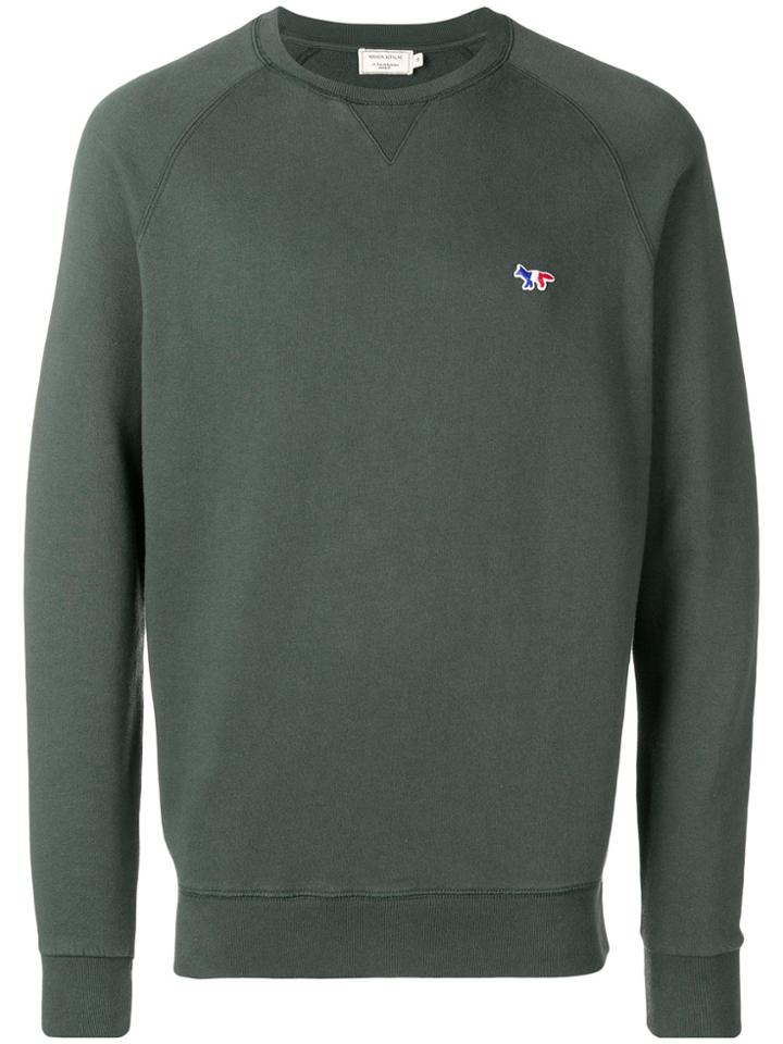 Maison Kitsuné Logo Sweater - Green