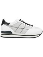 Hogan Embroidered Sneakers - White