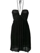 Isabel Marant Pleated Cocktail Dress - Black