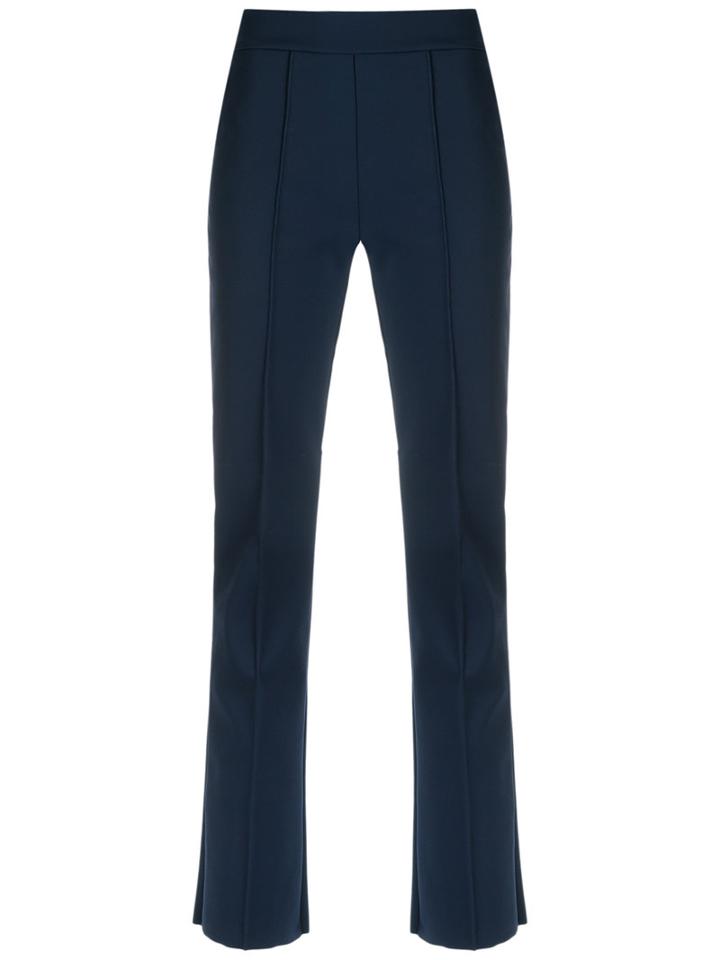 Gloria Coelho - Panelled Trousers - Women - Elastodiene/polyamide - P, Blue, Elastodiene/polyamide