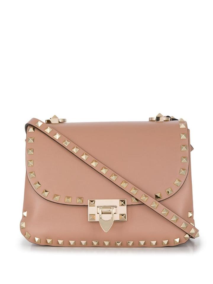 Valentino Valentino Garavani Rockstud Small Shoulder Bag - Pink
