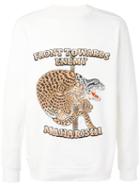 Maharishi - Crouching Tiger Sweatshirt - Men - Cotton - M, White, Cotton