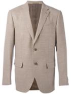 Ermenegildo Zegna Classic Blazer, Men's, Size: 58, Brown, Wool/cupro