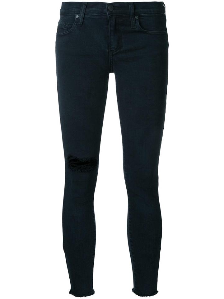 Nobody Denim Geo Skinny Ankle Trouble - Blue
