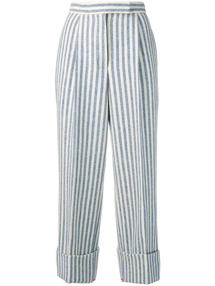 Thom Browne University Stripe Heel Guard Trouser - Blue