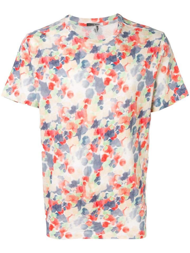 Isabel Marant Abstract Print T-shirt - Blue