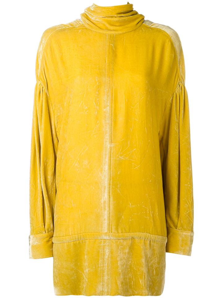 A.f.vandevorst Oversized Turtleneck Top - Yellow & Orange