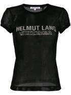 Helmut Lang Mesh Logo Baby T-shirt - Black