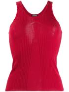 Chanel Pre-owned 2004's Knitted Tank Top - Red