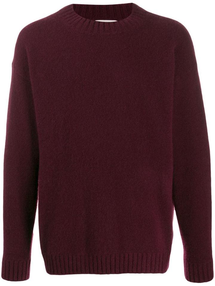 Laneus Long Sleeve Jumper - Red