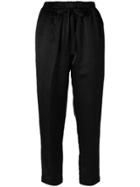 Forte Forte Cropped Fitted Trousers - Black