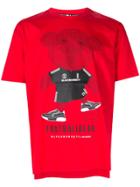 Blackbarrett Footballbear Print T-shirt - Red
