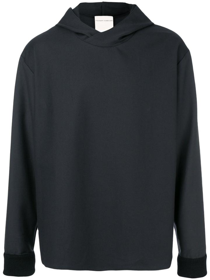 Stephan Schneider Boxy Fit Hoodie - Black