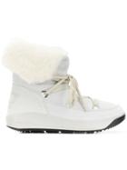 Ea7 Emporio Armani Lace-up Boots - White
