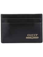 Gucci Logo Print Cardholder - Black