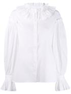 Just Cavalli Ruffle Collar Shirt - White