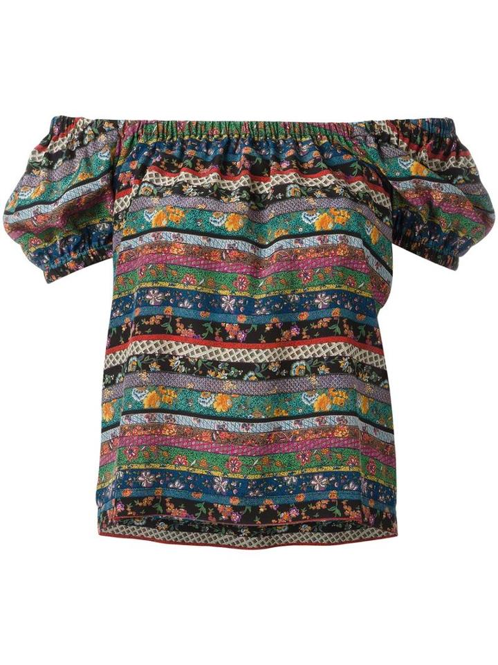 Philosophy Di Lorenzo Serafini - Abstract Print Allover Blouse - Women - Silk - 44, Silk
