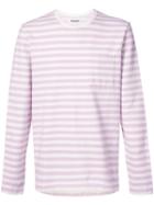 Très Bien - Army Striped Sweatshirt - Men - Cotton - 46, Pink/purple, Cotton