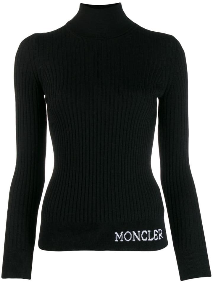 Moncler Turtle Neck Jumper - Black