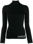 Moncler Turtle Neck Jumper - Black