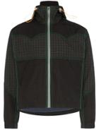 Boramy Viguier Check Panel Contrast Stitch Boxy Fit Hooded Jacket -
