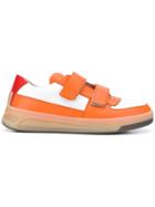 Acne Studios Perey Touch Strap Sneakers - Orange