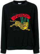 Kenzo Tiger Motif Sweatshirt - Black