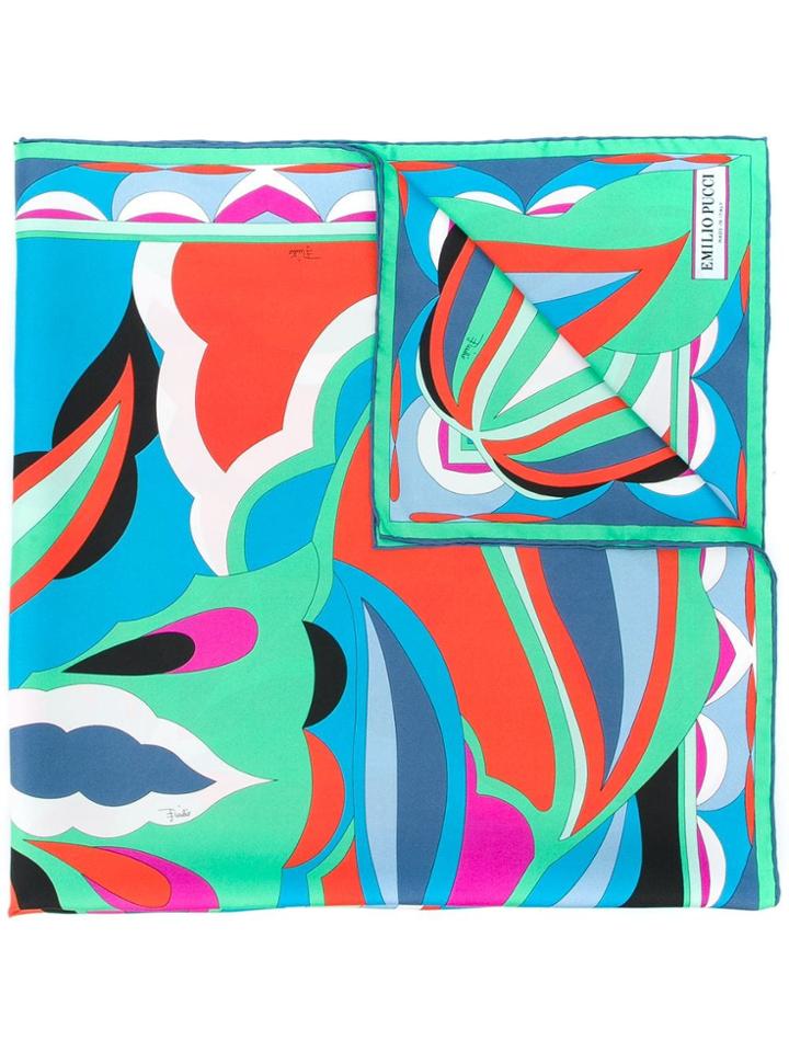 Emilio Pucci Lilla Scarf - Green