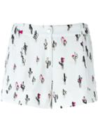 Kenzo Cartoon Cactus Shorts, Women's, Size: 34, White, Polyester