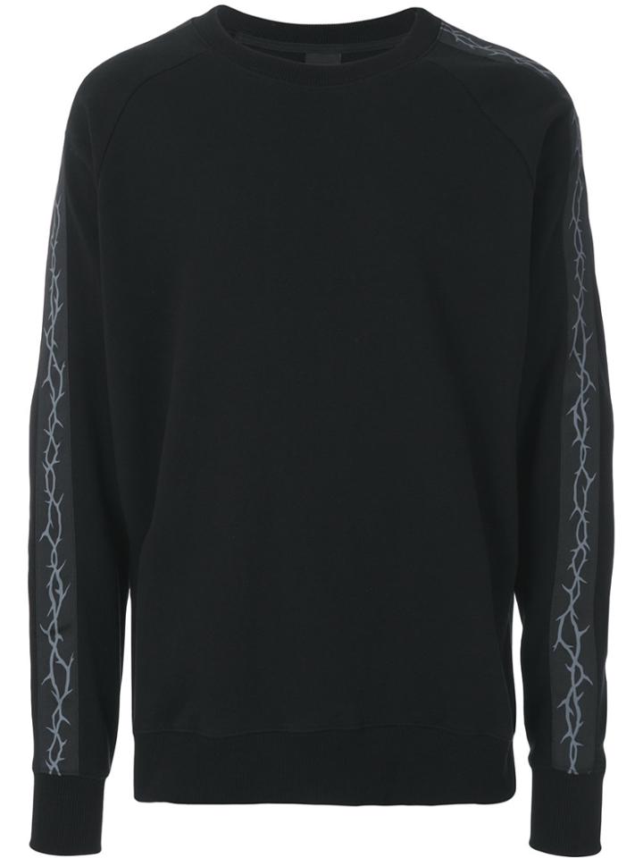 D.gnak Barbed Wire Print Sweatshirt - Black