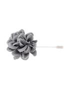 Lanvin Flower Pin, Men's, Grey
