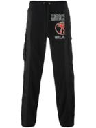 Neil Barrett Low Rise Skinny Fit Track Pants - Black