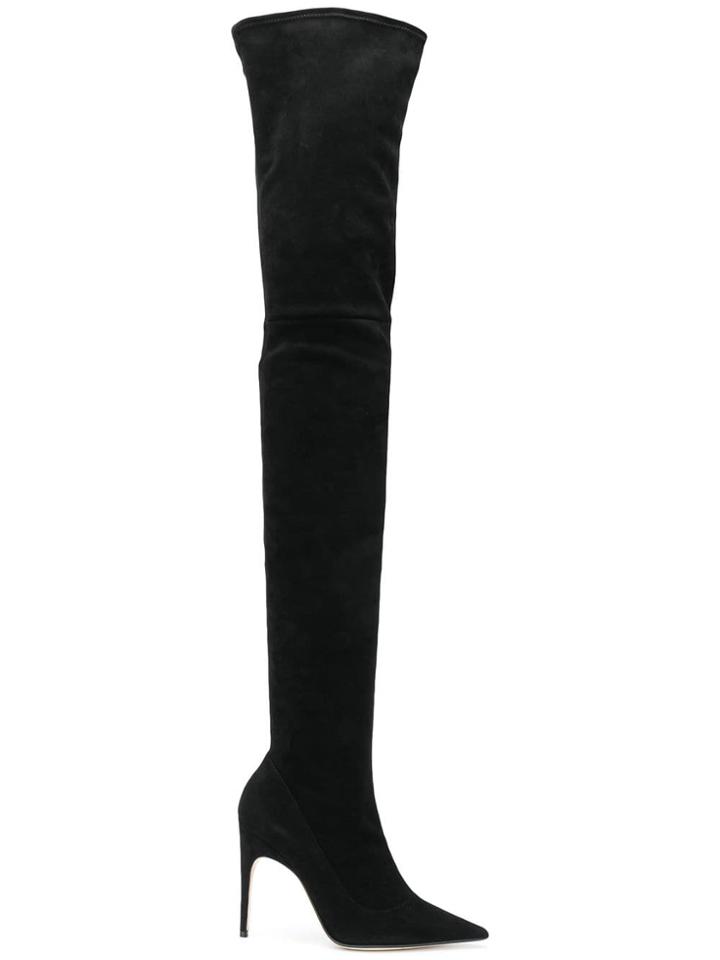 Sergio Rossi Knee Boots - Black