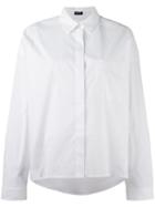 Jil Sander Navy Boxy Shirt, Women's, Size: 42, White, Cotton