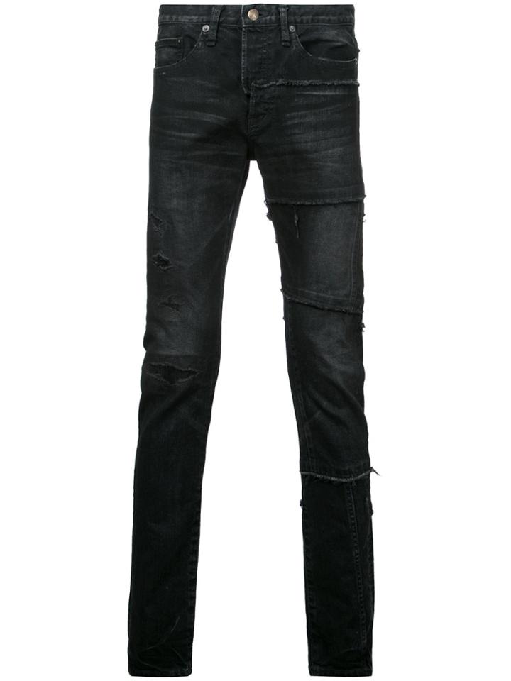 Maison Mihara Yasuhiro Skinny Jeans - Black