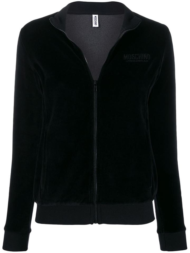 Moschino Logo Track Jacket - Black