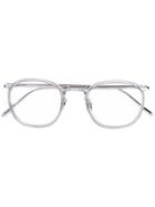 Linda Farrow Oval Frame Glasses - Metallic