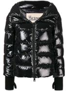 Herno Shiny Padded Coat - Black