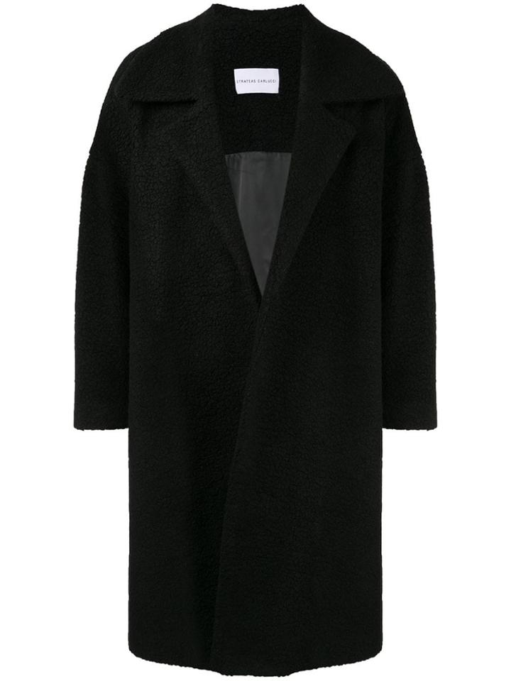 Strateas Carlucci Quad Single-breasted Coat - Black
