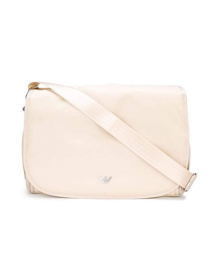 Emporio Armani Kids Foldover Changing Bag - Neutrals