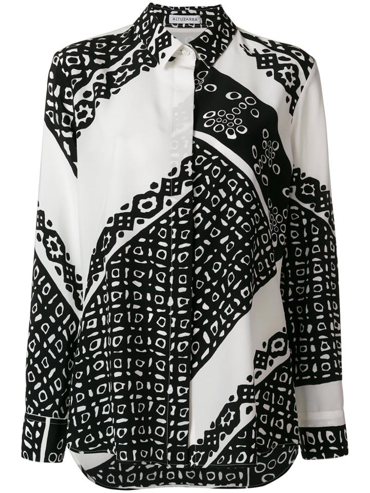 Altuzarra Graphic Print Shirt - Black