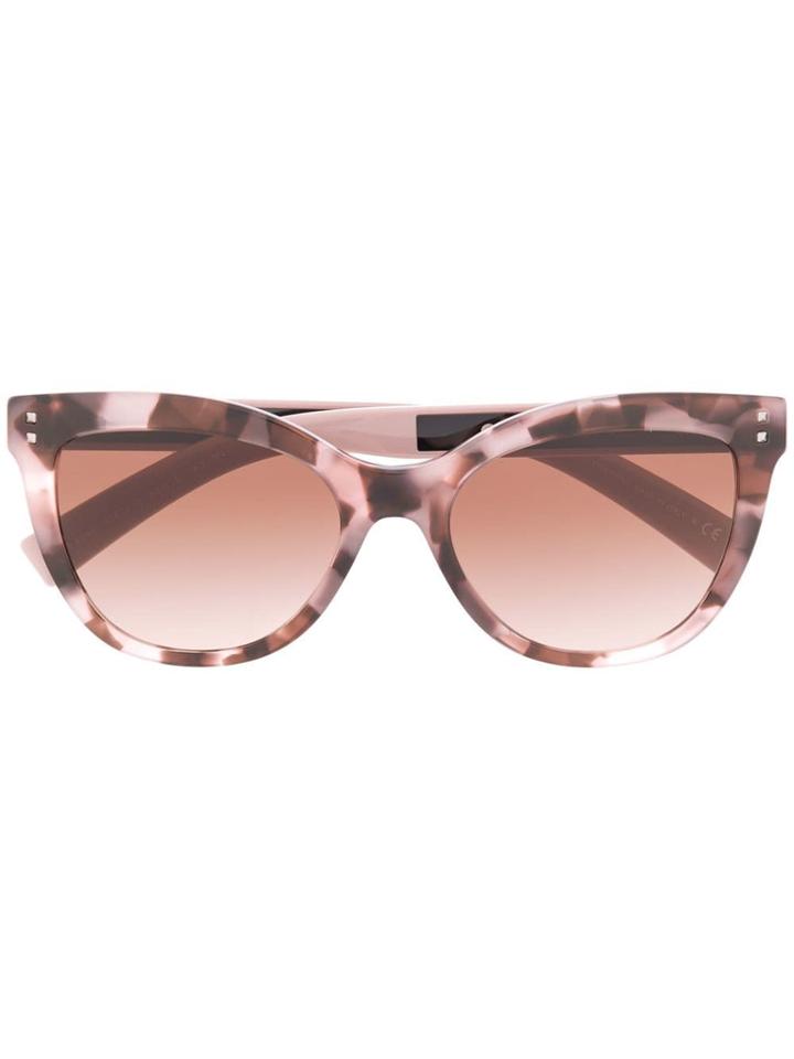 Valentino Eyewear Oversized Sunglasses - Pink